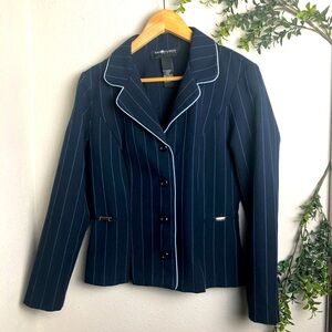 Sag Harbor Blue stripes career jacket size 8